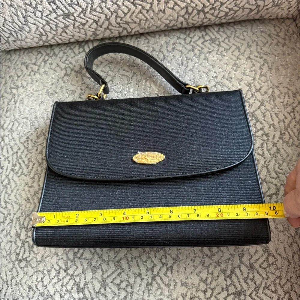 Genuine Horse Hair Elegant Black Handbag